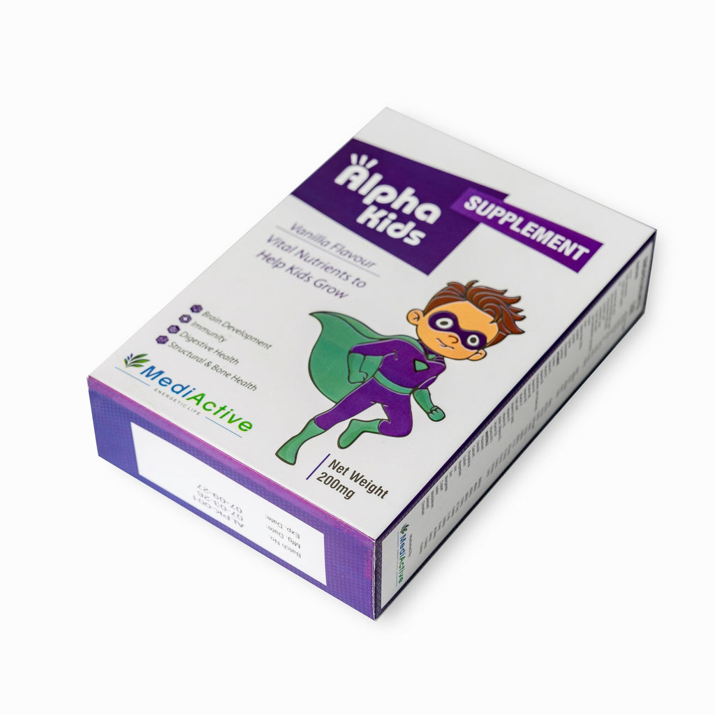 Alpha Kids Growth Support Supplement – Vital Nutrients for Kids (200mg)